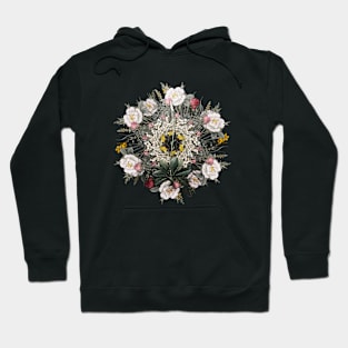 Vintage Blazing Star Flower Wreath Hoodie